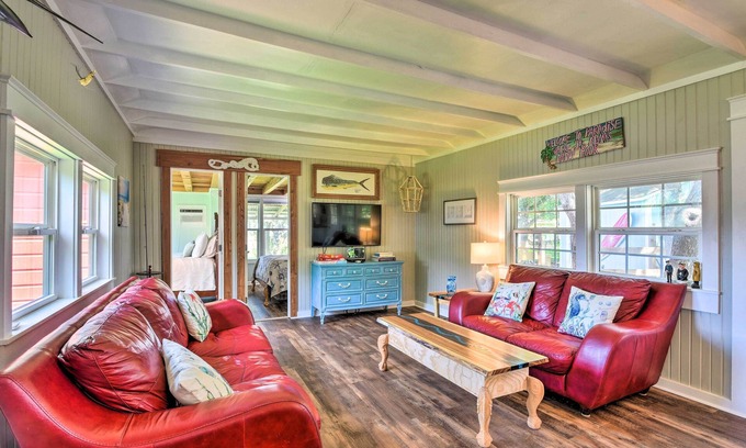 Cedar Lane Cabin | Furnished Deck & Dock: Renovated Sargent Cabin!