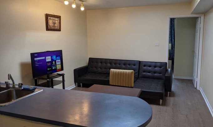 Greenwood - Coxwell Apartment | Furnished one-bedroom apartment near Gerrard and Greenwood, East York