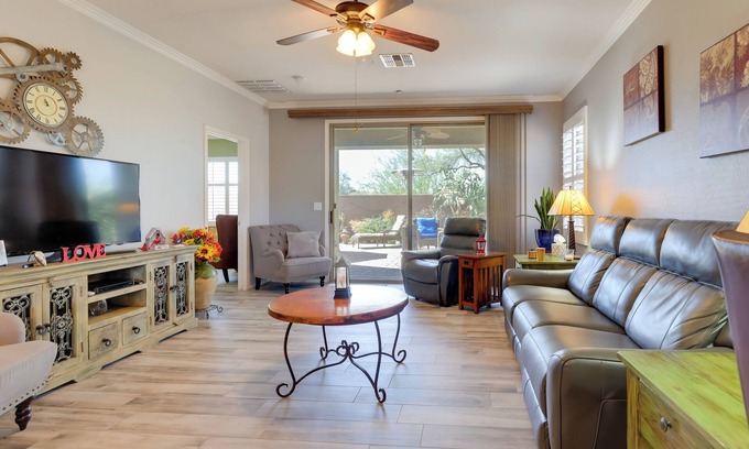 Anthem House | Furnished Patio, Fire Pit: Peaceful Anthem Home!