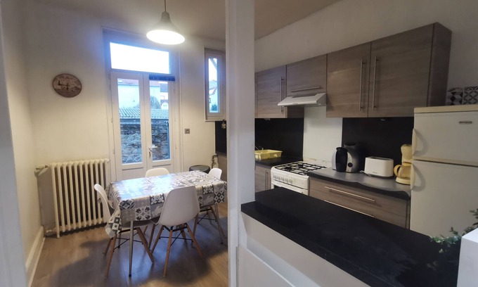 Quartier de France Apartment | Furnished rental in Vichy with private courtyard and parking space