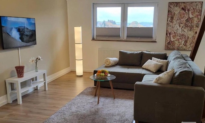 Losheim am See Apartment | Gästehaus am Bachlauf - Losheim am See beautiful FEWO 68m²/1-2 pers with view