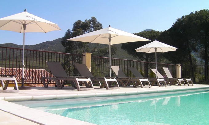 Galeria Apartment | Gîté* air-conditioning-wifi-heated pool- 2 bedrooms- river 1min- beach5min- petanque