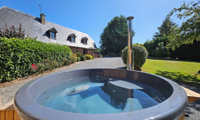 Saint-Andre-d'Hebertot House | Gîte du Bel Angerville Nordic bath 5min Pont l'évêque, 15 min Deauville