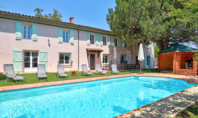 Ambres House | Gîte la grappe Occitane - 14 personnes - piscine privée