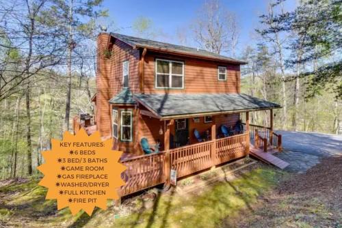 Blairsville House | Ga Mountain Cabin 3 Br3 Ba, Fire Pit & Game Rm