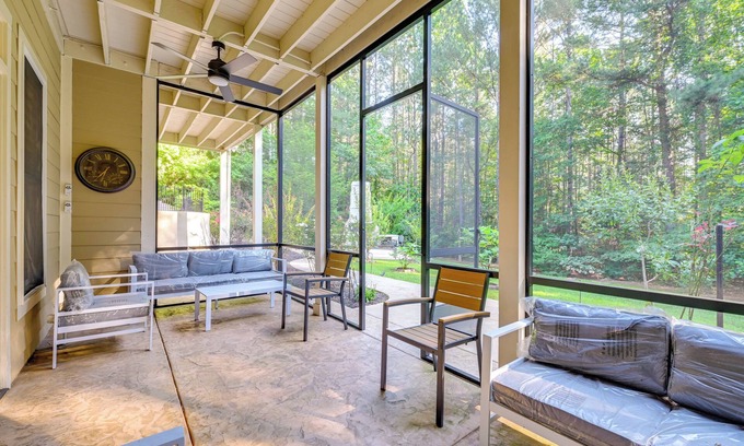 Denver House | Game Room + Patio: Luxe Retreat Near Lake Norman!