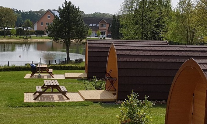 Versmold Cabin | Gamping Pod, the rustic nature lodge in Versmold on Heidekamp
