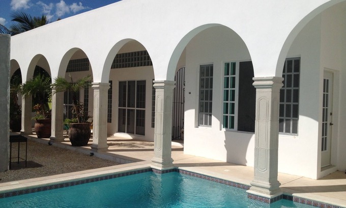 Chuburna Puerto Apartment | Garden Apartment in Casa Solana Beachfront House