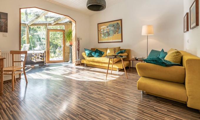 Neuhof Apartment | garden apartment, countryside, conservatory, terrace with pool u. Garden Sauna