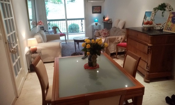 Plaine de la Brague Apartment | Garden-level apartment in attractive, secure residence with swimming pool.