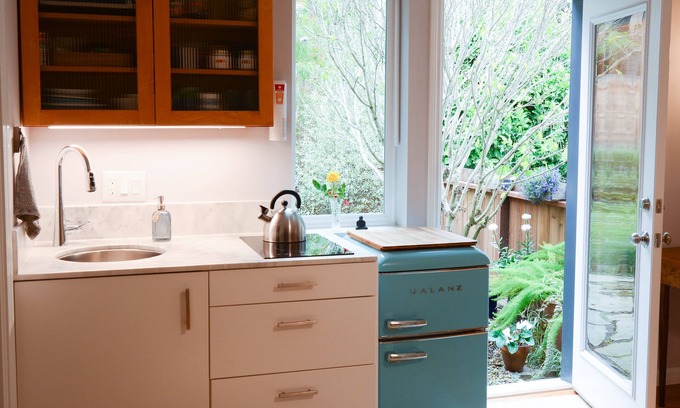 Bayview Apartment | Garden studio oasis w/kitchenette and private entrance