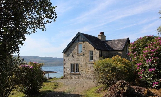 Lochgilphead Cottage | Gardens Cottage on Ellary Estate, Gate Leading Straight on to the Beach