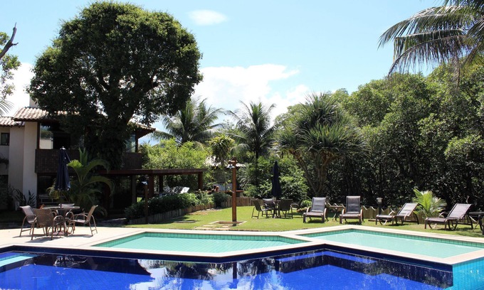 Arraial d'Ajuda House | Gated community, pool, sauna, near beach, 3 bedrooms and full kitchen