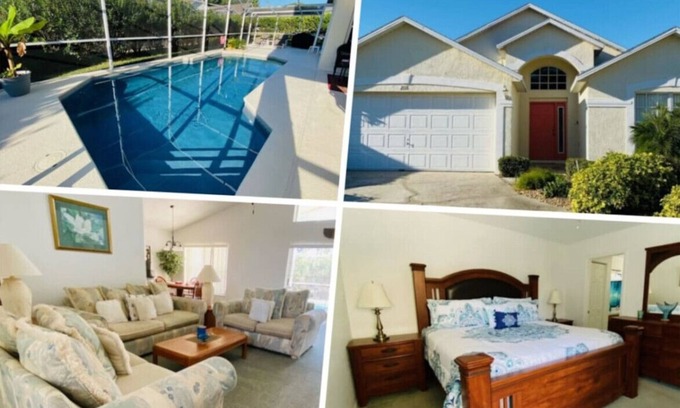 Haines City Villa | Gated Community - Free WIFI - Vacation Villa - Near Disney Area - Private Pool