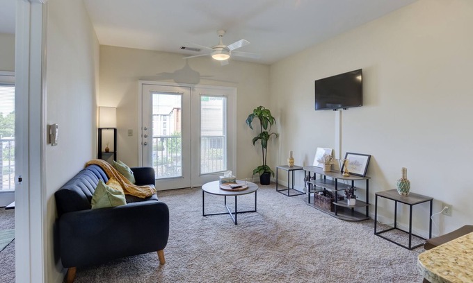 New Pathways House | Gated Cozy & Rustic in MED District w/Terrance