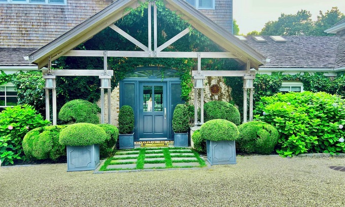 Village of Southampton House | Gated Estate in SH 8 bedrooms, 9 bath gorgeous 2.5 acre on water w dock.