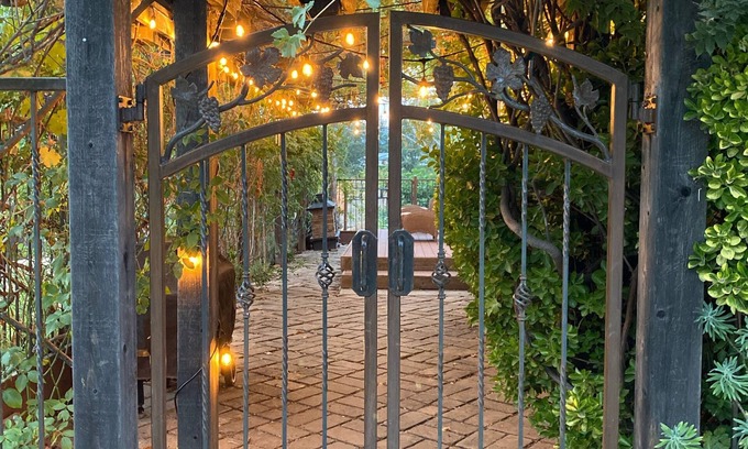 Redwood Valley Cottage | Gated Estate- Lake, Vineyard and Barn View Cottage