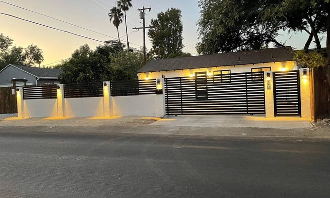 Van Nuys House | Gated private home with own parking Sherman Oaks-Minutes from Universal Studios!