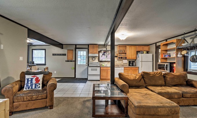 Gaylord House | Gaylord Home w/Fire Pit - 3 Mi to Otsego Lake!