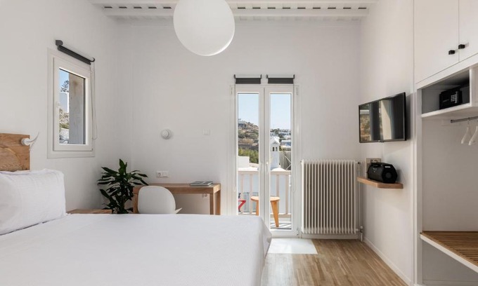 Mykonos Apartment | Gazia Sea View House - Mykonos Town