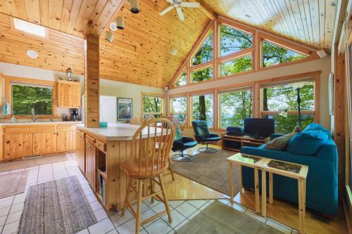 Coloma House | Gebhard Chalet - Charming, private, beachfront chalet nestled in a wooded dune on Lake Michigan