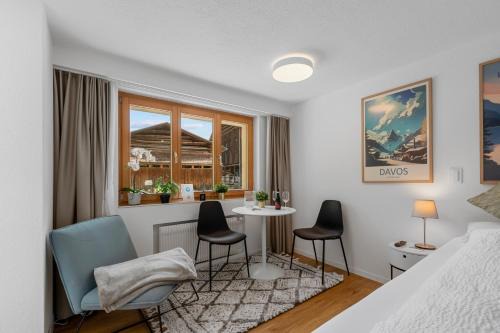 Wiesen Apartment | Gemütliche 1 Zimmer Wohnung in Davos Wiesen nähe der Skigebiete Davos