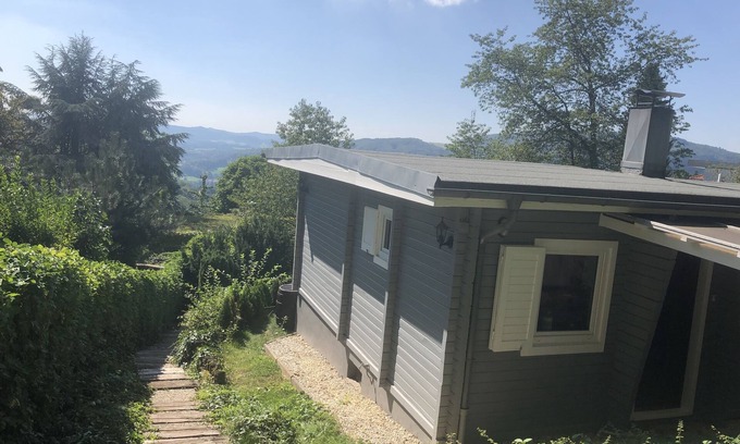 Lindenfels Cabin | Gemütliche Blockhütte mit Kaminofen und toller Aussicht