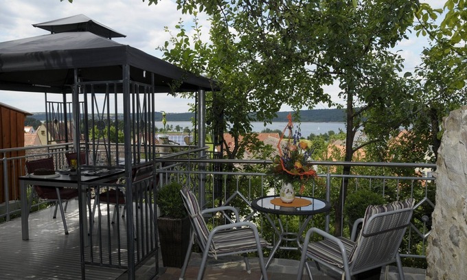 Ramsberg Apartment | Gemütliches 1-Zimmer-App. für 2 Pers. mit Freisitz & Blick auf Brombachsee