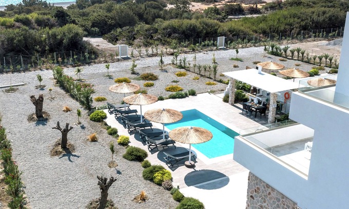 Gennadi Villa | Gem beachfront villa - Rhodes beach villa - A Piece of Paradise.