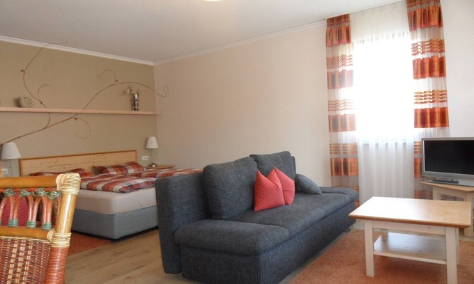Nordheim a. Main Apartment | Geräumiges 1-Zimmer-Appartment (45qm) mit Küche