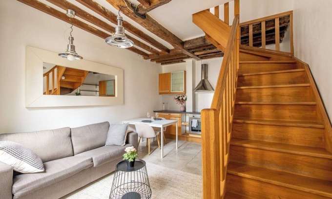 Les Halles Apartment | Geranimus 36B : Hearth of Paris