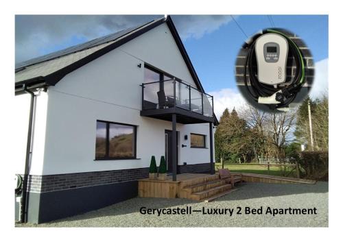 Llanarthney Apartment | Gerycastell Luxury Holiday Apartment with Stunning Views & EV Station Point