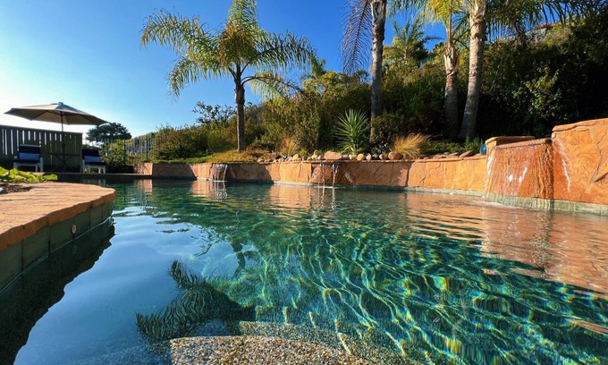 Spinnaker Hill House | Get out of the cold and into your private pool & spa just minutes from the Beach