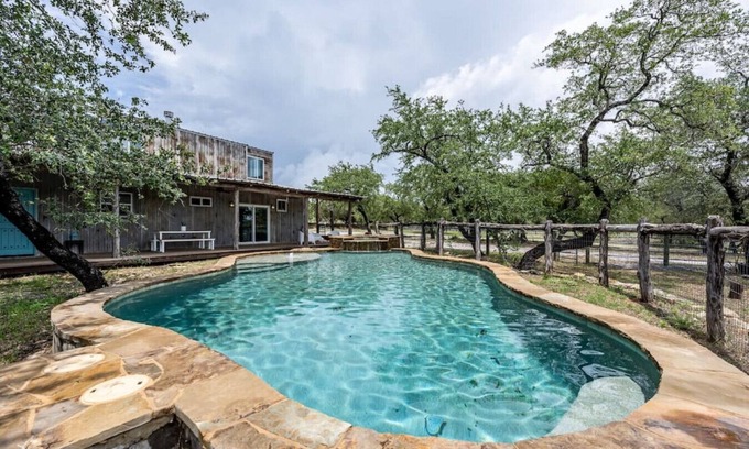 Spicewood House | Getaway Ranch - Views for Days + Pool + Game Room