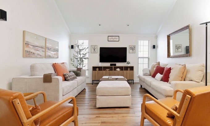 Wright House | Gigi's Beach Getaway with Game Room, Smart TVs, WiFi, Beautiful Patio/Fire Pit