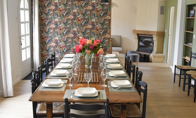 La Boussac House | Gite 12 voyageurs : 5 rooms 9 beds 4 bathrooms - 3wc 17 minutes from Mont St Michel