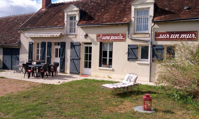Choussy Cottage | GITE DES PETITES POULES ROUSSES 9 pers Beauval Zoo & Loire châteaux