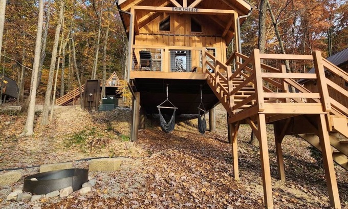 Scio Cabin | Glacier/Lakeview -Pet Friendly- 4-6 Person Midsize Cabin