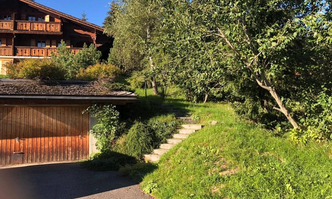 Ormont-Dessus Ski Chalet | Glacier Views, Sunny Chalet - Garden, Sleeps 6.
