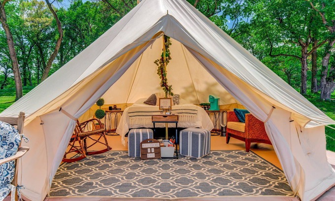St Croix Falls House | Glamp Tent at Historic estate Big Rock Creek