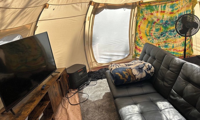 Wildersville House | Glamping at the Promised Land Campground- The Vidalia Tent