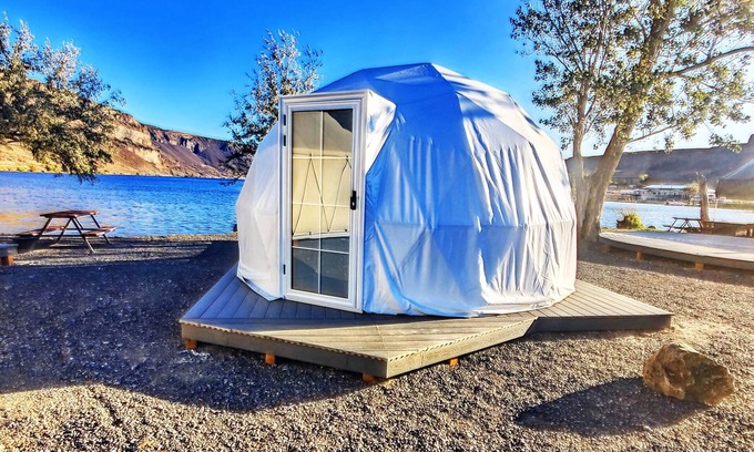 Coulee City House | Glamping Dome at Blue Lake in Coulee City (site 39)