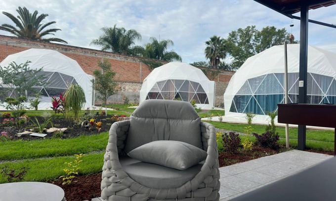 Tlajomulco de Zuniga House | Glamping geodesic domes, camping experience with hotel comfort