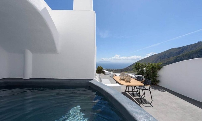 Pyrgos Villa | Glorious Santorini Villa | Villa Nymphadora | 2 Bedrooms | Children Older than.