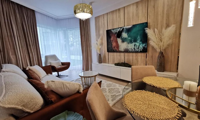 Gaski Apartment | Gold Apartment B29 Let's Sea Baltic Park Gąski