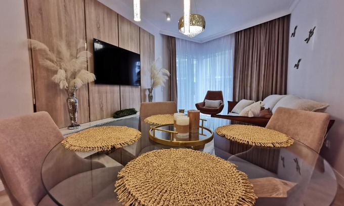 Gaski Apartment | Gold Apartment B33 Let's Sea Baltic Park Gąski