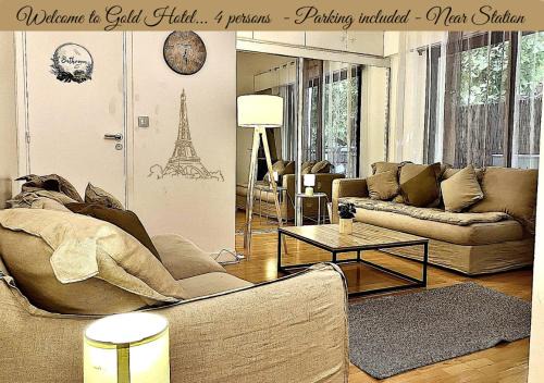Chelles Apartment | Gold Hotel - Paris-Disney Studio
