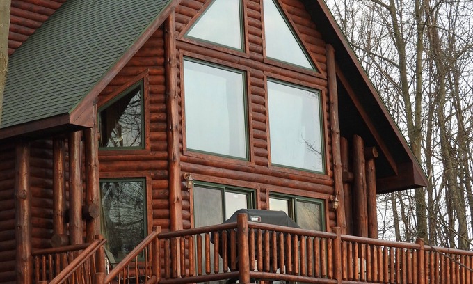 Mears House | Golden Dunes Luxury Log Home Overlooking Lake Michigan