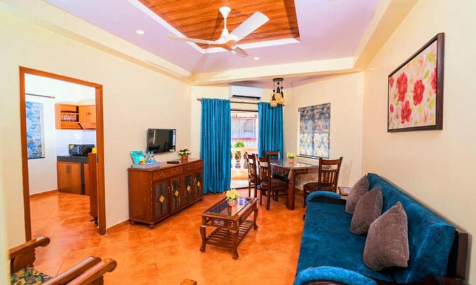 Benaulim Apartment | 'Golden Sea Shell' 1 bhk Beach apartment