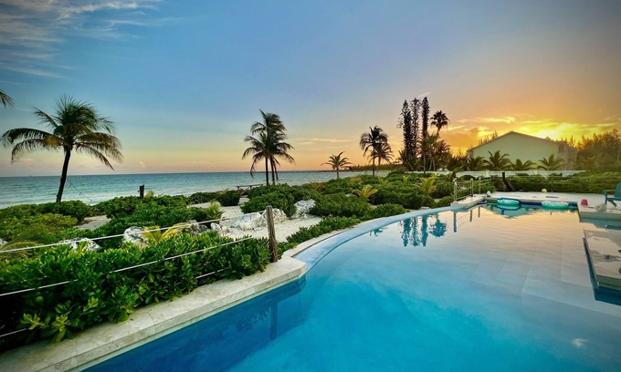 Bahamas Terrace House | GoldenEye- Beach Villa With Dock